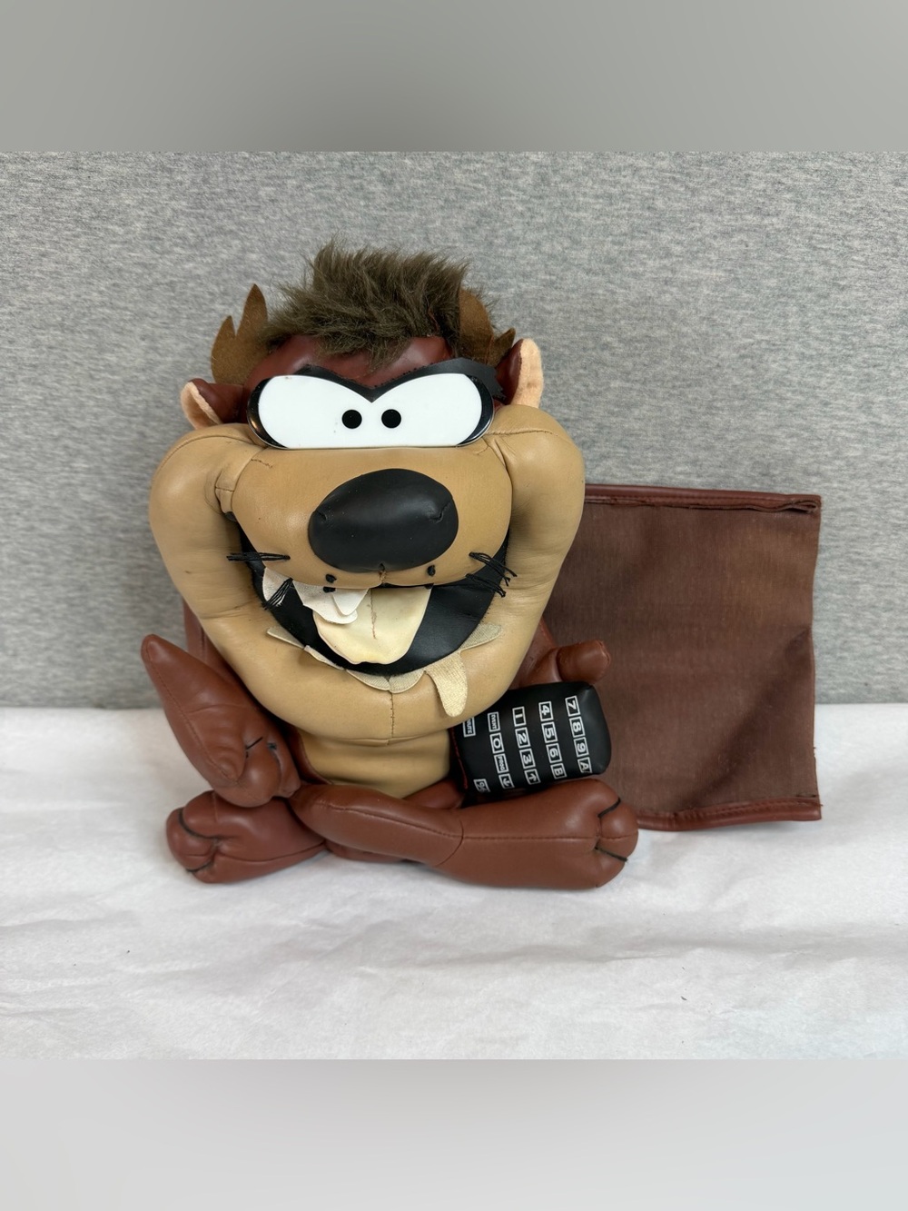 VTG TAZ the Tasmanian Devil TV Remote Control Holder Caddy Organizer Vinyl Plush - Picture 4 of 12